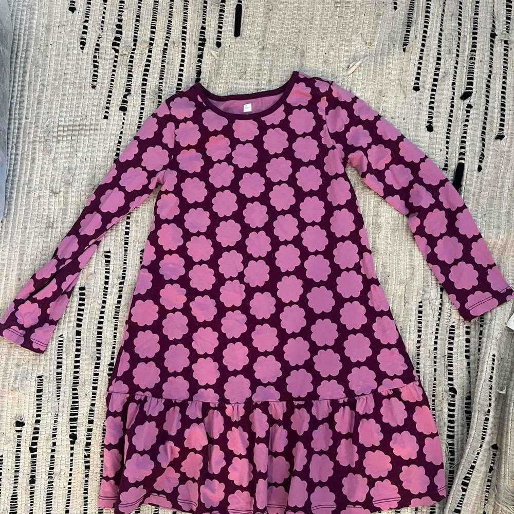 Tea collection purple flower dress